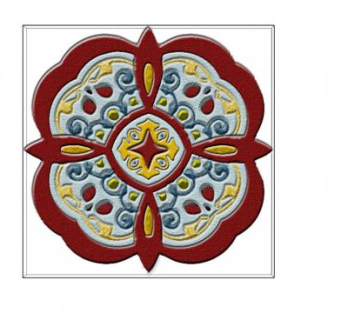 花朵形状地毯SU模型下载_sketchup草图大师SKP模型