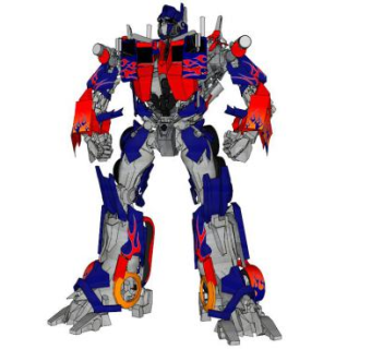 汽车人领袖擎天柱SU模型_su模型下载 草图大师模型_SKP模型