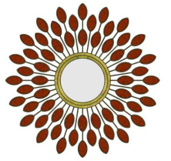 阳光装饰墙SU模型下载_sketchup草图大师SKP模型