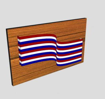 颜色墙面艺术SU模型下载_sketchup草图大师SKP模型