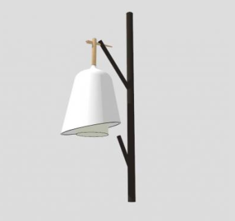 墙面现代灯SU模型下载_sketchup草图大师SKP模型