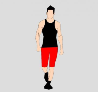 现代运动服SU模型下载_sketchup草图大师SKP模型