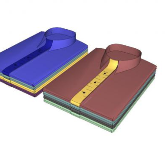衬衫上衣服饰SU模型下载_sketchup草图大师SKP模型