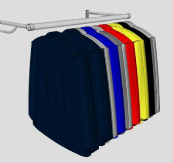 欧罗巴服饰服装SU模型下载_sketchup草图大师SKP模型