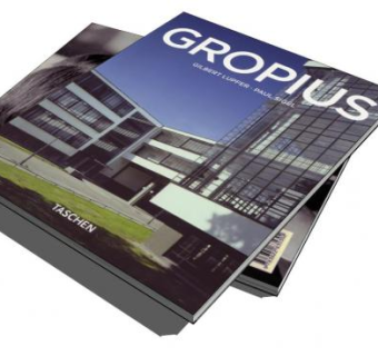 格罗佩斯书籍SU模型下载_sketchup草图大师SKP模型