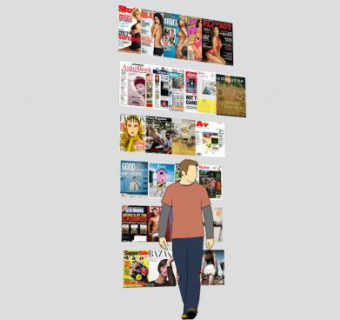 各式杂志SU模型下载_sketchup草图大师SKP模型