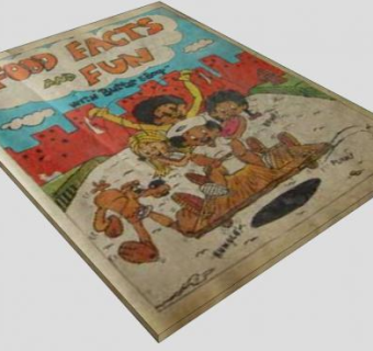 食品及娱乐杂志SU模型下载_sketchup草图大师SKP模型