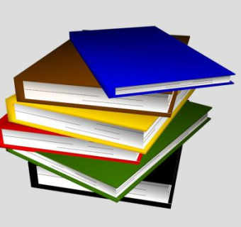 书籍书堆SU模型下载_sketchup草图大师SKP模型