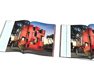 建筑杂志技术书籍SU模型下载_sketchup草图大师SKP模型