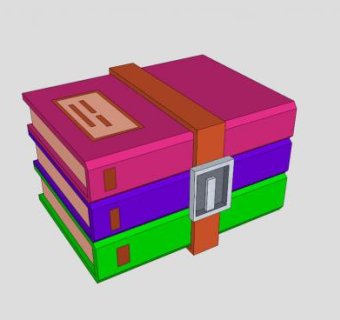 邮政书籍SU模型下载_sketchup草图大师SKP模型