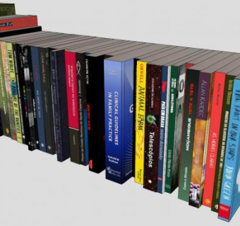 专业书本书籍SU模型下载_sketchup草图大师SKP模型