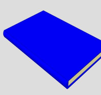 蓝色书本SU模型下载_sketchup草图大师SKP模型