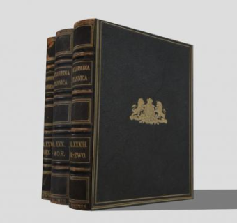 皮革装订书籍SU模型下载_sketchup草图大师SKP模型