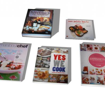 法式烹饪书SU模型下载_sketchup草图大师SKP模型