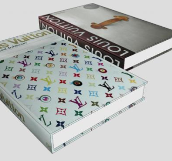 路易威登图书SU模型下载_sketchup草图大师SKP模型