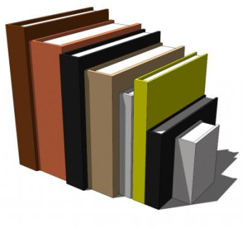 架子上的书籍SU模型下载_sketchup草图大师SKP模型