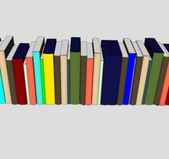 综合性书籍SU模型下载_sketchup草图大师SKP模型