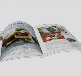 烹饪杂志SU模型下载_sketchup草图大师SKP模型