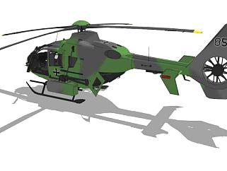 EC-635<em>直升</em>机的SU模型设计_su模型下载 草图大师模型_...