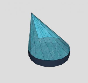 随机圆锥鱼缸SU模型下载_sketchup草图大师SKP模型