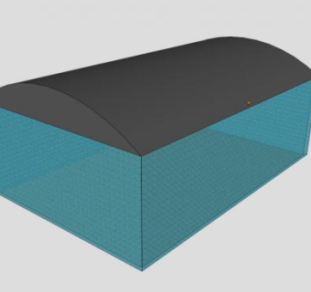 方形鱼缸水箱SU模型下载_sketchup草图大师SKP模型