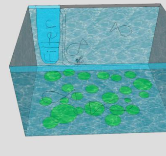长方形玻璃鱼缸SU模型下载_sketchup草图大师SKP模型