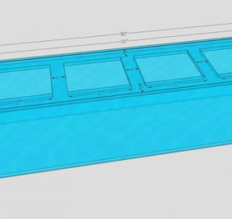 加仑水族馆水箱SU模型下载_sketchup草图大师SKP模型