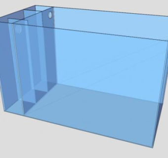 鱼缸斯尼乌镇水族馆SU模型下载_sketchup草图大师SKP模型