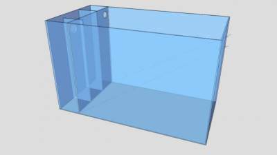 鱼缸斯尼乌镇水族馆SU模型下载_sketchup草图大师SKP模型