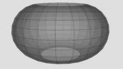 普通灰色玻璃鱼缸SU模型下载_sketchup草图大师SKP模型