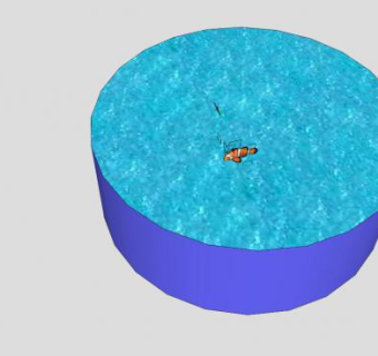 鱼缸水族馆SU模型下载_sketchup草图大师SKP模型