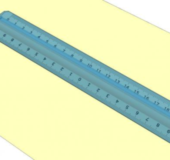 文具尺子制图SU模型下载_sketchup草图大师SKP模型