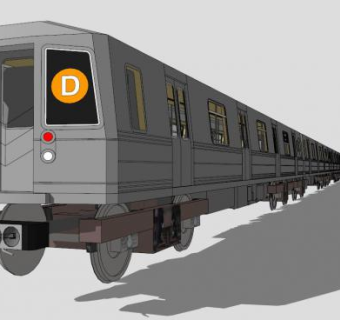 火车列车车厢SU模型_su模型下载 草图大师模型_SKP模型