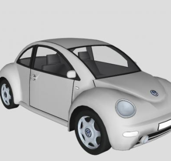 新款甲壳虫汽车SU模型_su模型下载 草图大师模型_SKP模型
