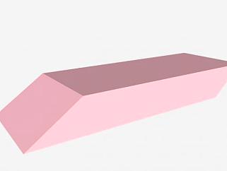 粉红色橡皮SU模型下载_sketchup草图大师SKP模型