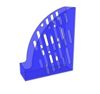 深蓝纸托盘SU模型下载_sketchup草图大师SKP模型