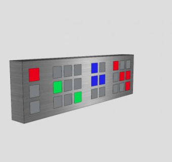 银色耐温钛时钟SU模型下载_sketchup草图大师SKP模型