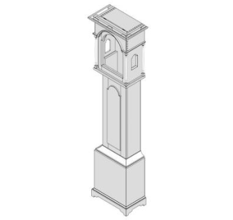 摇动大钟SU模型下载_sketchup草图大师SKP模型
