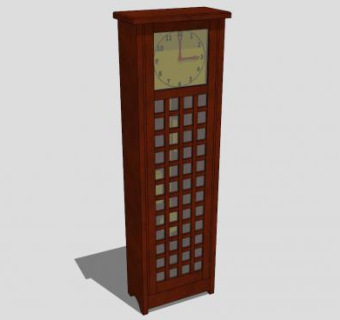 斯蒂克利厅钟SU模型下载_sketchup草图大师SKP模型