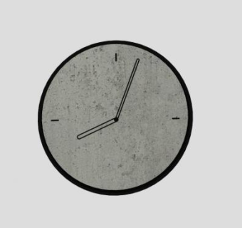 极简主义挂钟SU模型下载_sketchup草图大师SKP模型