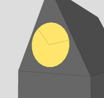 建筑钟楼钟塔SU模型下载_sketchup草图大师SKP模型