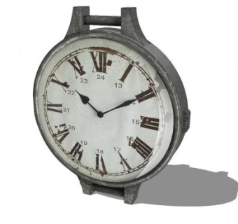 欧式时钟SU模型下载_sketchup草图大师SKP模型