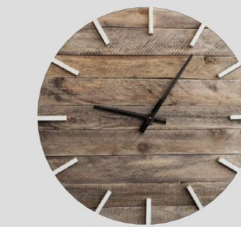 简约实木挂钟SU模型下载_sketchup草图大师SKP模型