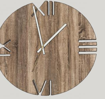 罗马挂钟SU模型下载_sketchup草图大师SKP模型