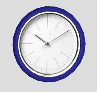 客厅钟表挂钟SU模型下载_sketchup草图大师SKP模型