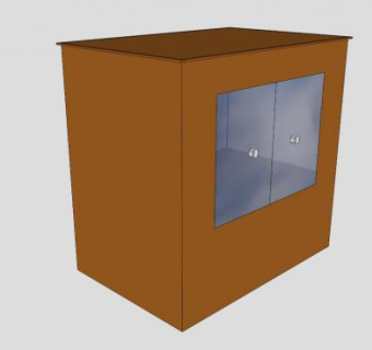 现代家居橱柜SU模型下载_sketchup草图大师SKP模型