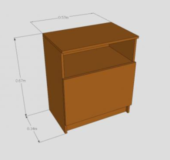 实木板材橱柜SU模型下载_sketchup草图大师SKP模型