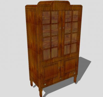 现代家居厨房橱柜SU模型下载_sketchup草图大师SKP模型