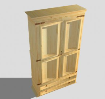 黄色橱柜SU模型下载_sketchup草图大师SKP模型