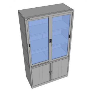 玻璃钢门SU模型下载_sketchup草图大师SKP模型